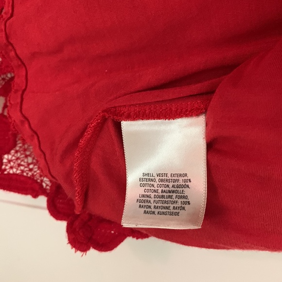 *SOLD* Anthropologie cotton eyelet top - Picture 5 of 5